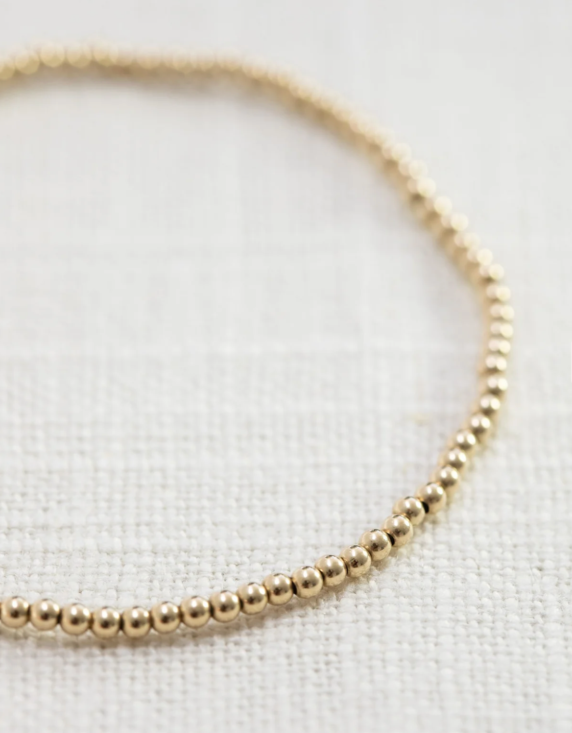 Gold-Filled Ball Bracelet 2mm