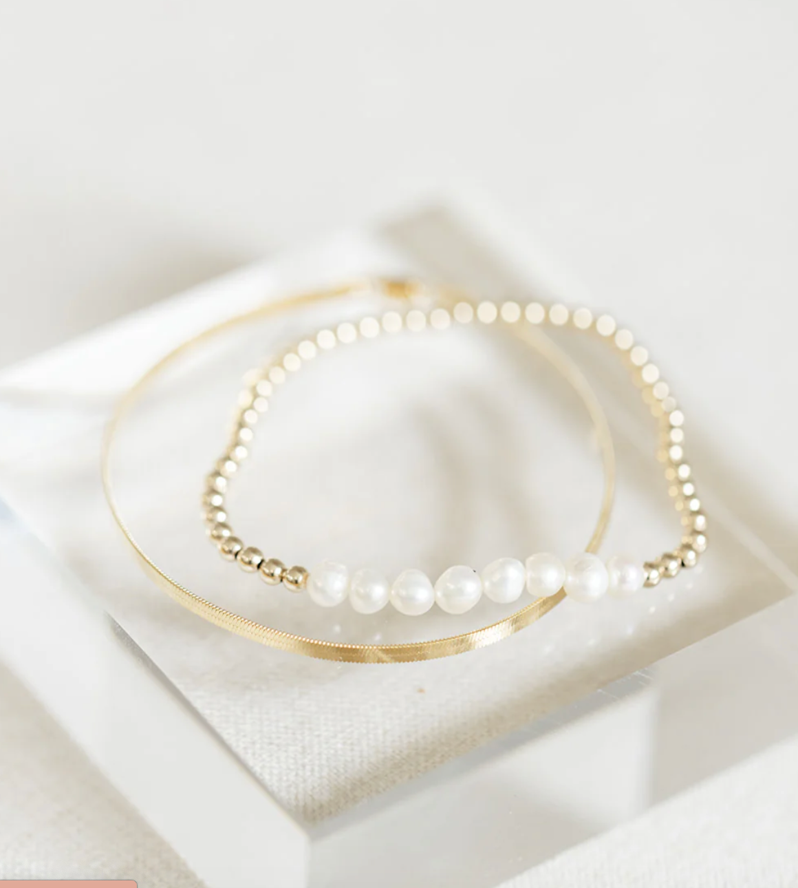 Fresh Water Pearl Bar Bracelet