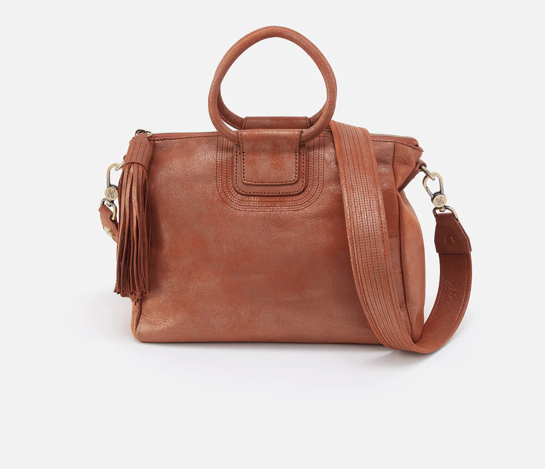 Sheila Medium Satchel Patina