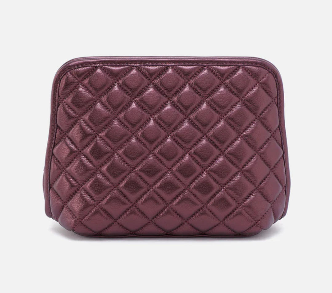 Beauty Cosmetic Pouch Frosted Plum