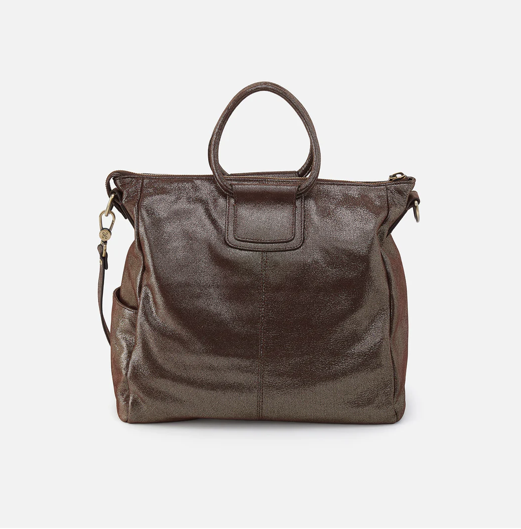 Sheila Large Satchel Coffee Galaxy