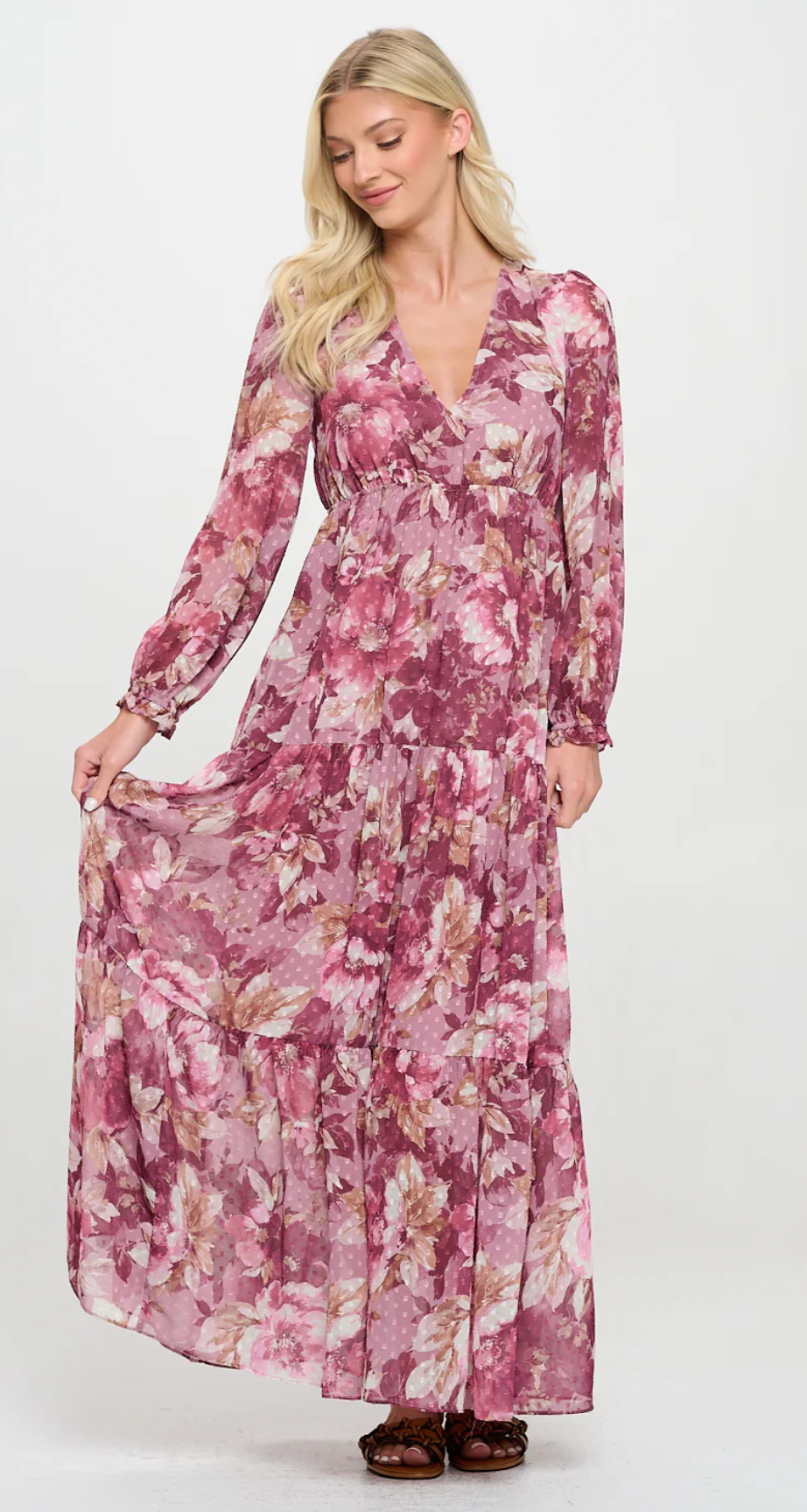 Camellia Mauve Maxi Dress