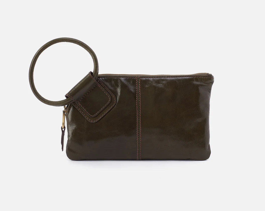 Sable Clutch/Wristlet Deep Moss