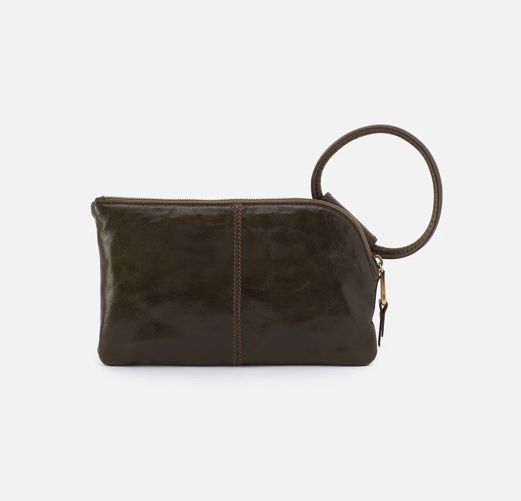 Sable Clutch/Wristlet Deep Moss