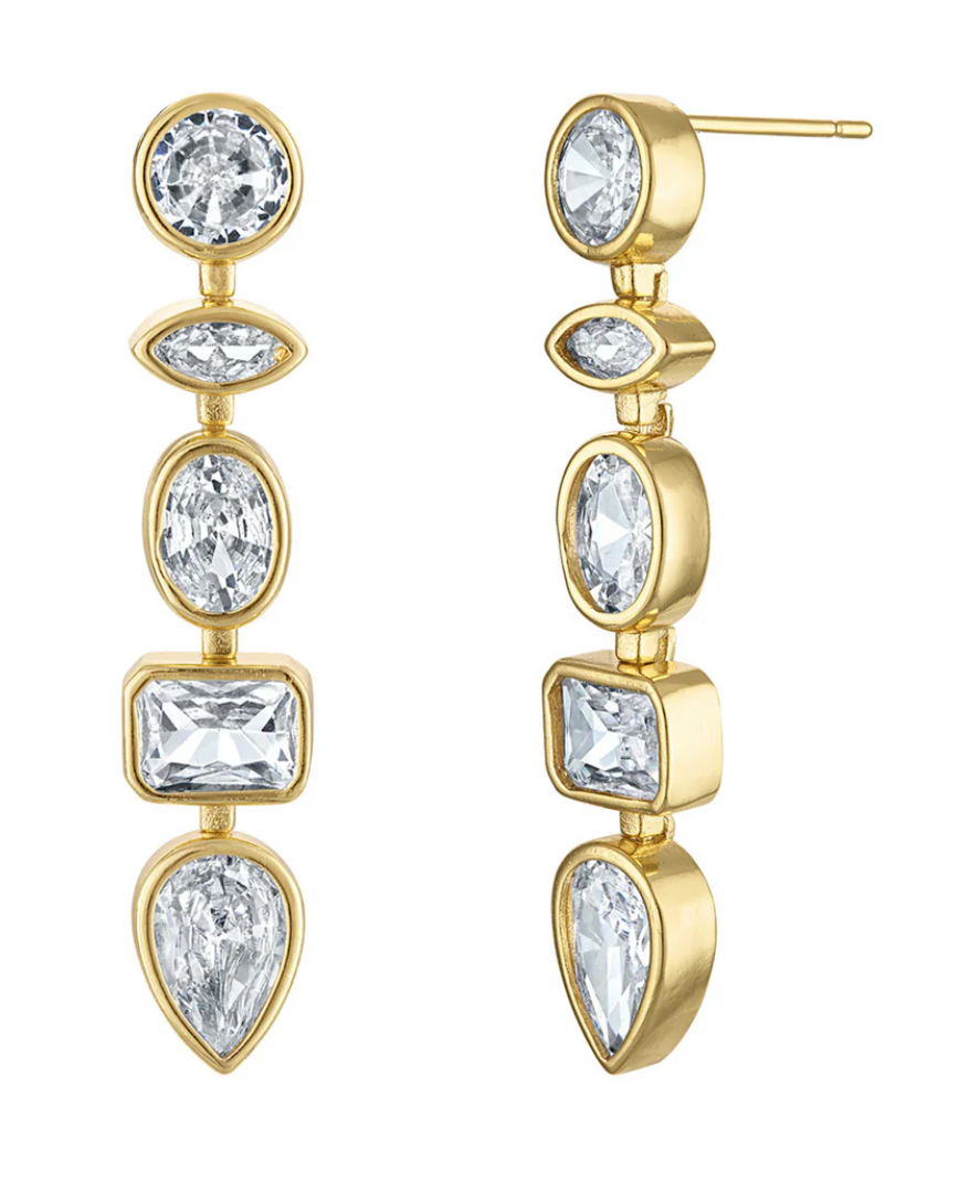 Marie Jewel Drop Earring