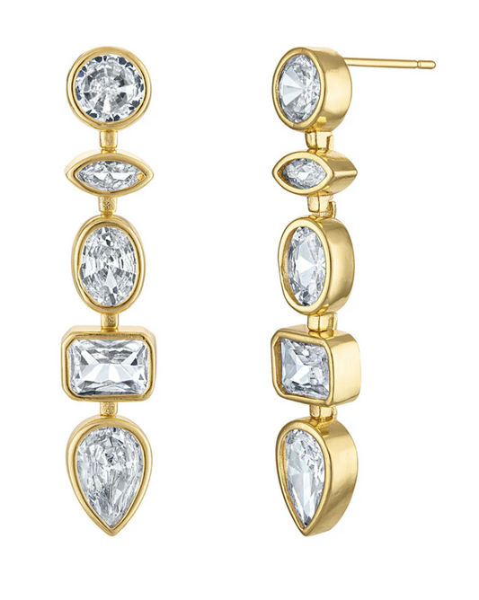 Marie Jewel Drop Earring