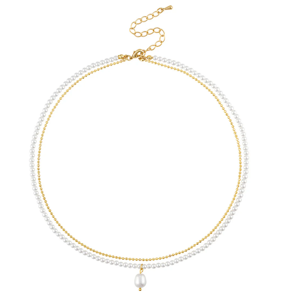 Opaline Double Layer Necklace