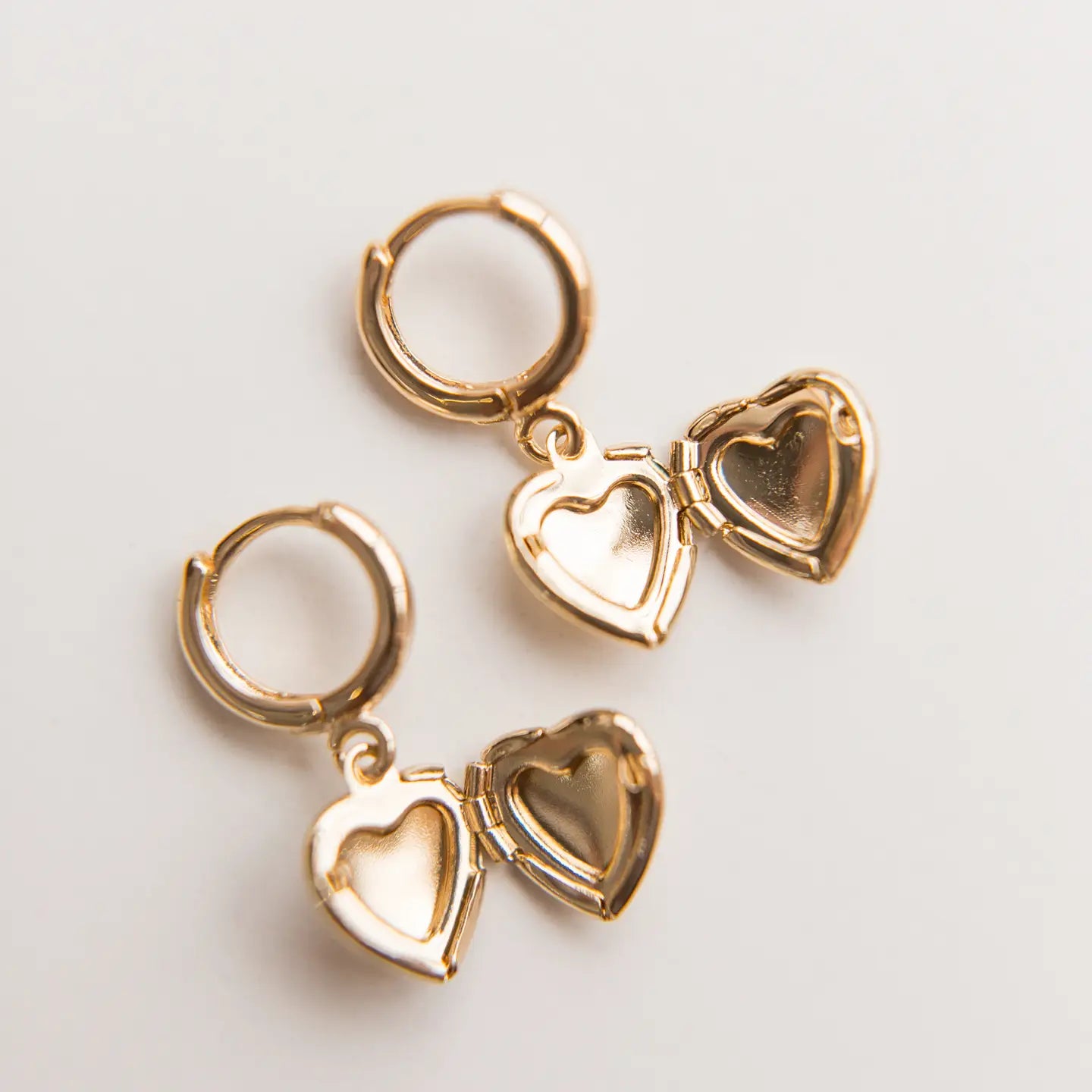 Heart Locket Earrings