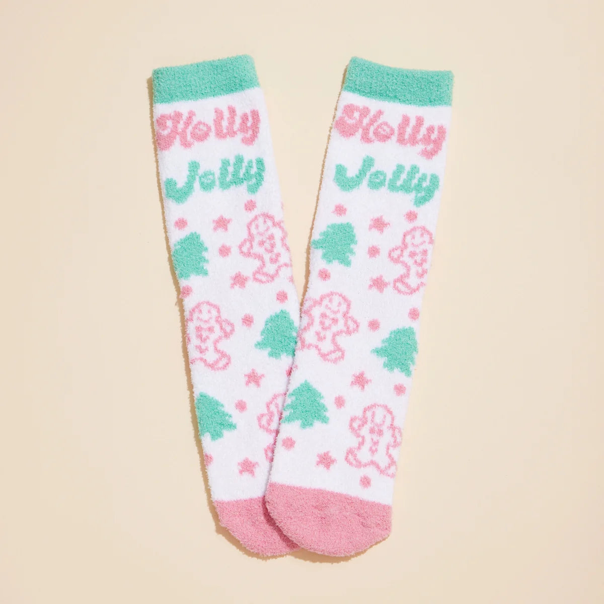 Christmas Fuzzy Socks Merry Bright Set