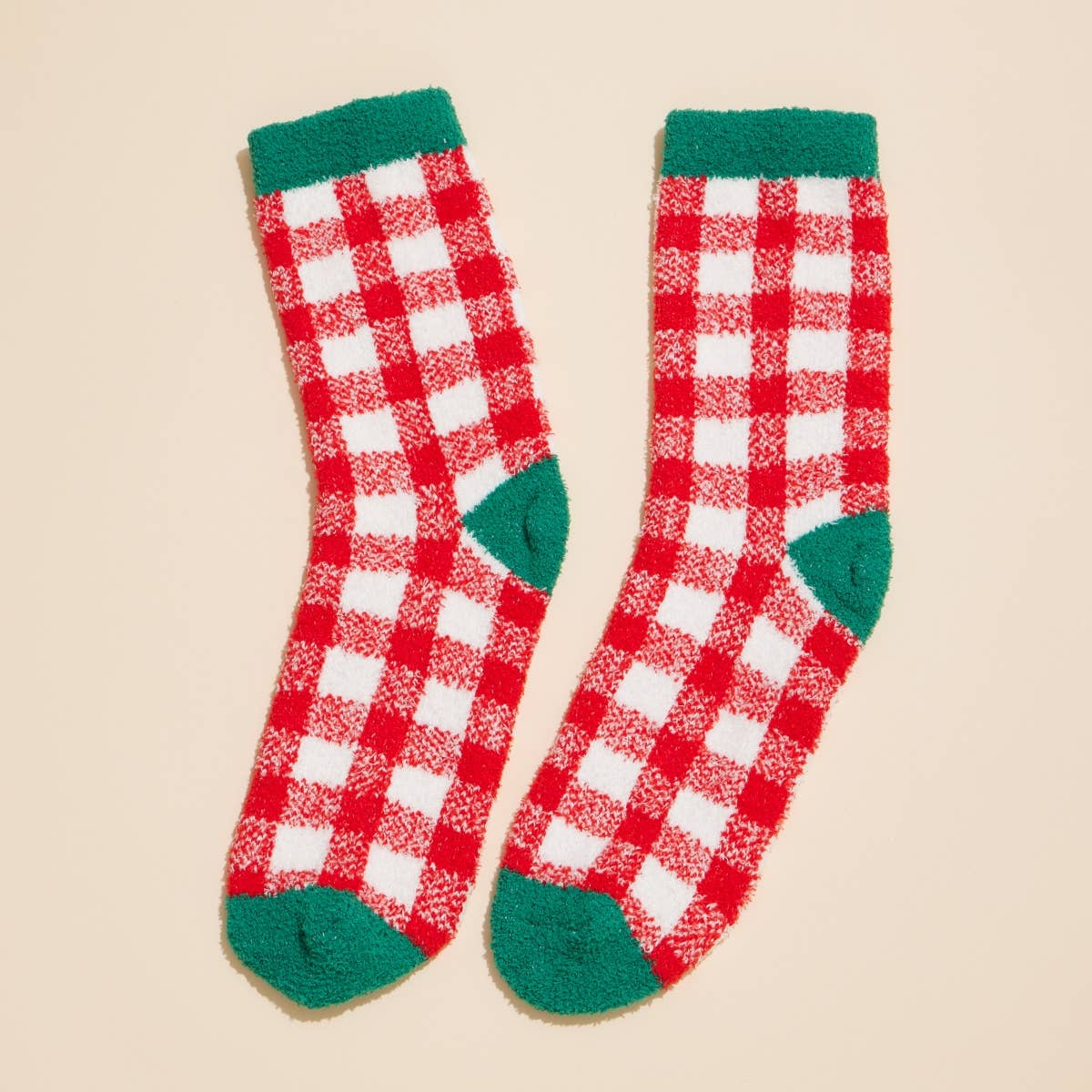 Christmas Fuzzy Socks Santa Set