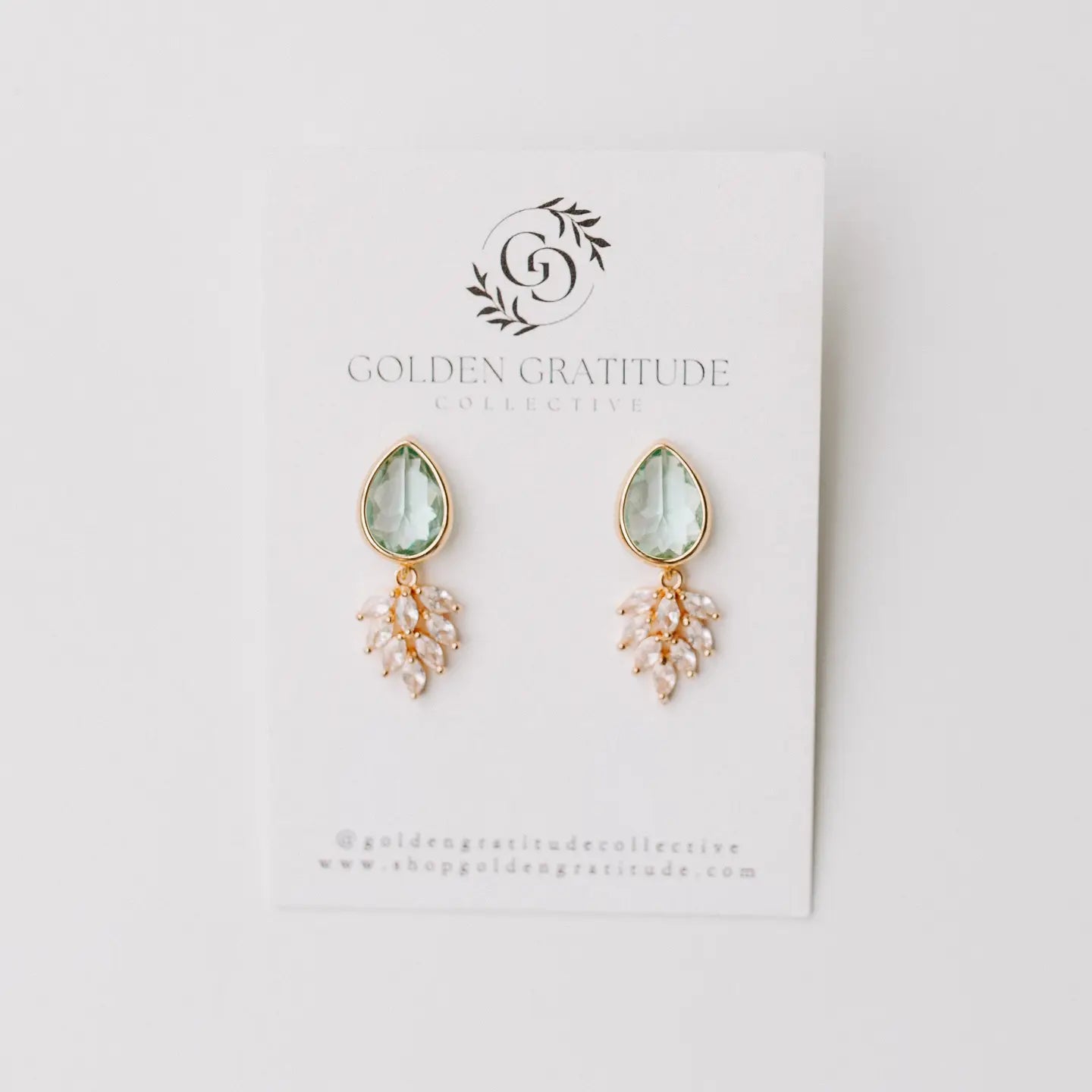 Boho Drop Earrings Teal