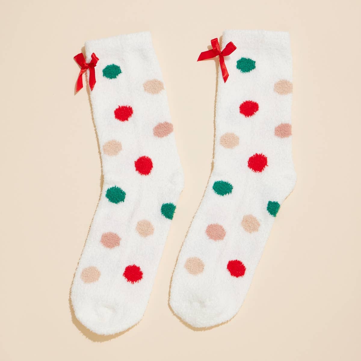 Christmas Fuzzy Socks Santa Set