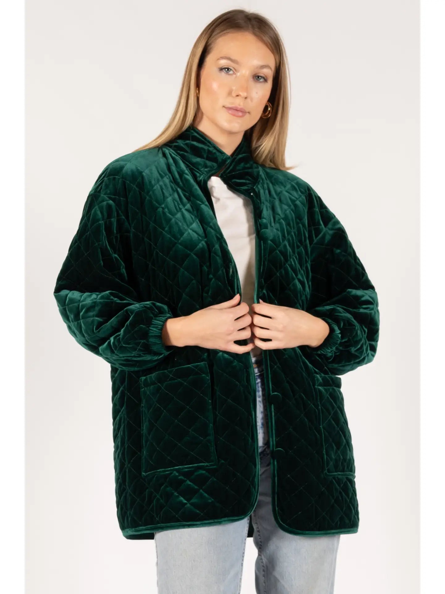 Emerald City Velvet Coat