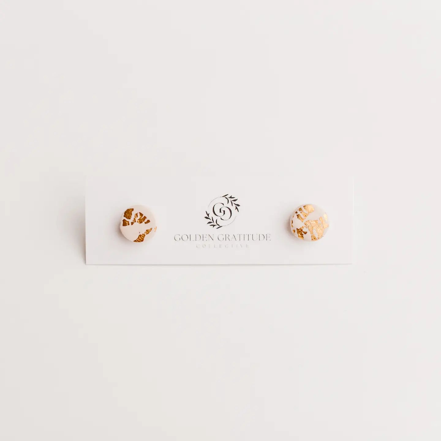 Gold Fleck Studs