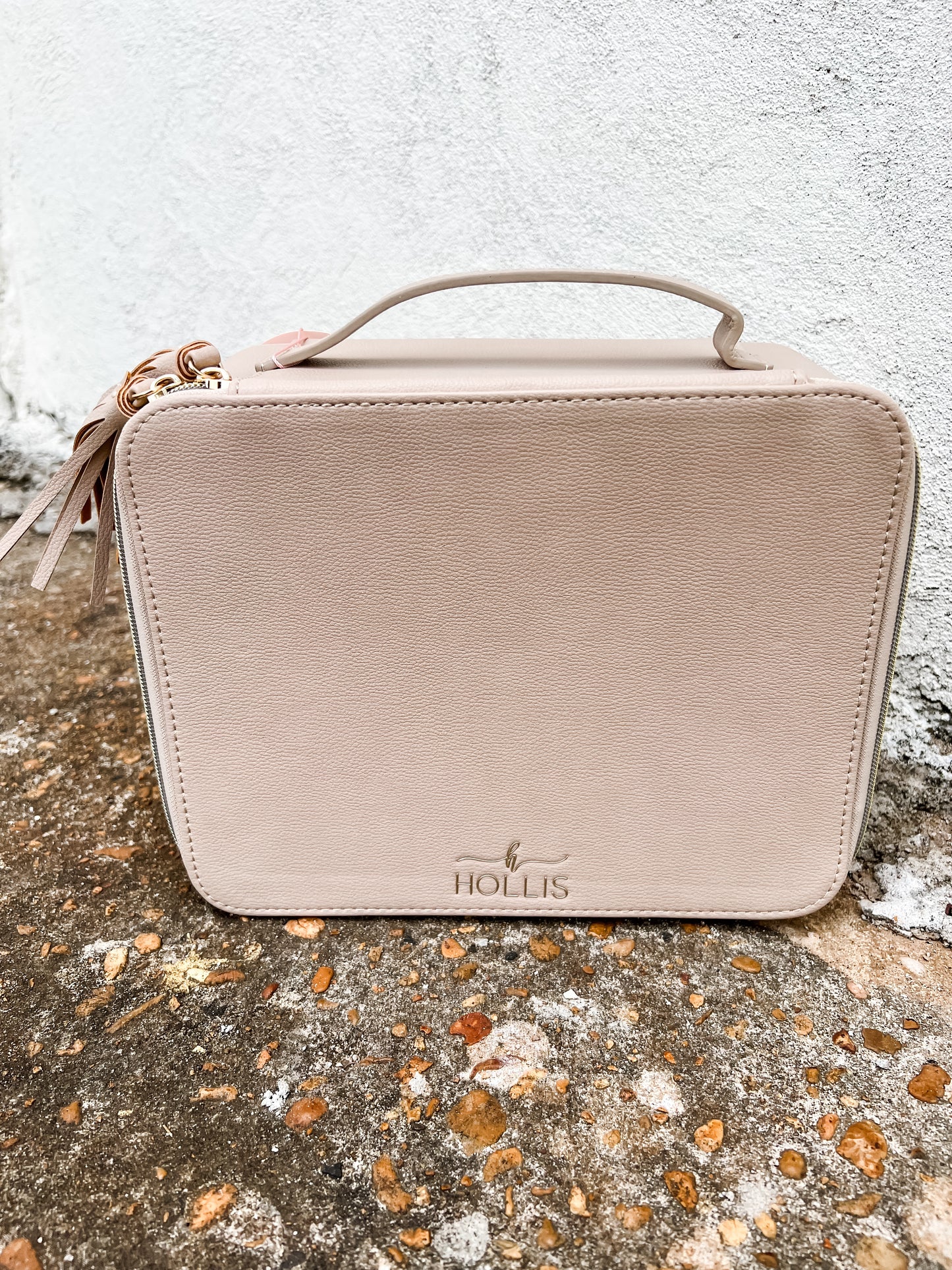 Jett Setter Cosmetic Bag Nude